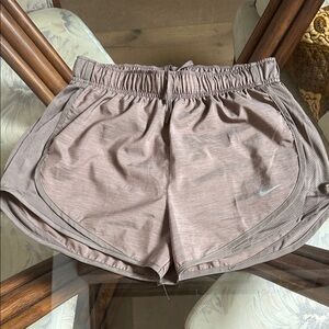 Nike Women's Tan Athletic Running Shorts